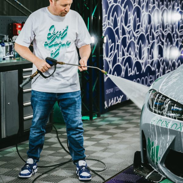 Alternative view of T-Shirt Weiß GreenX "Just clean it"