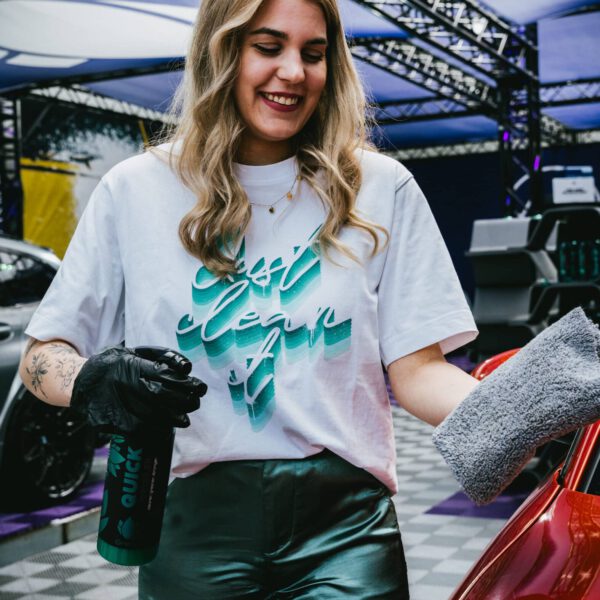 T-Shirt Weiß GreenX "Just clean it"