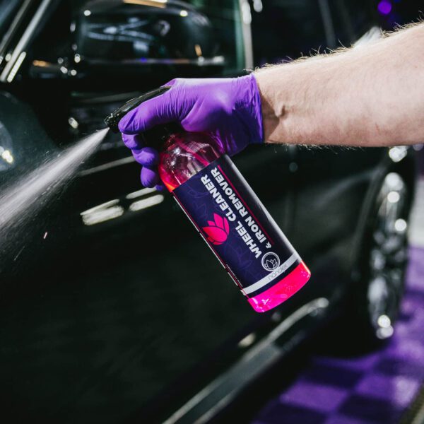 Nanolex wheel cleaner iron remover application