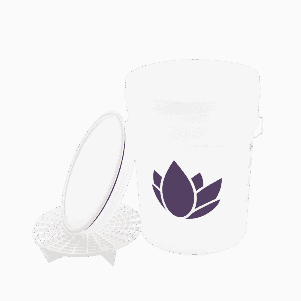 Nanolex Wash Bucket SET inkl. Grit Guard & Deckel Logo