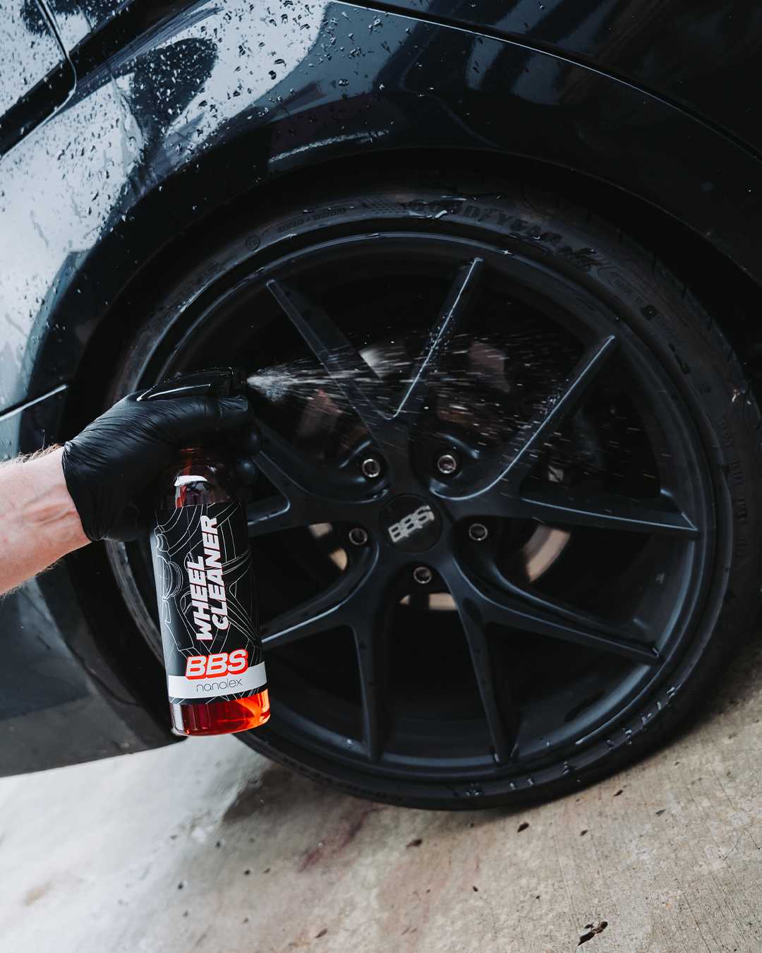 BBS wheel cleaner applikation