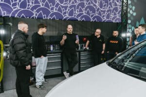 Enthusiastic training day with Josh - washing